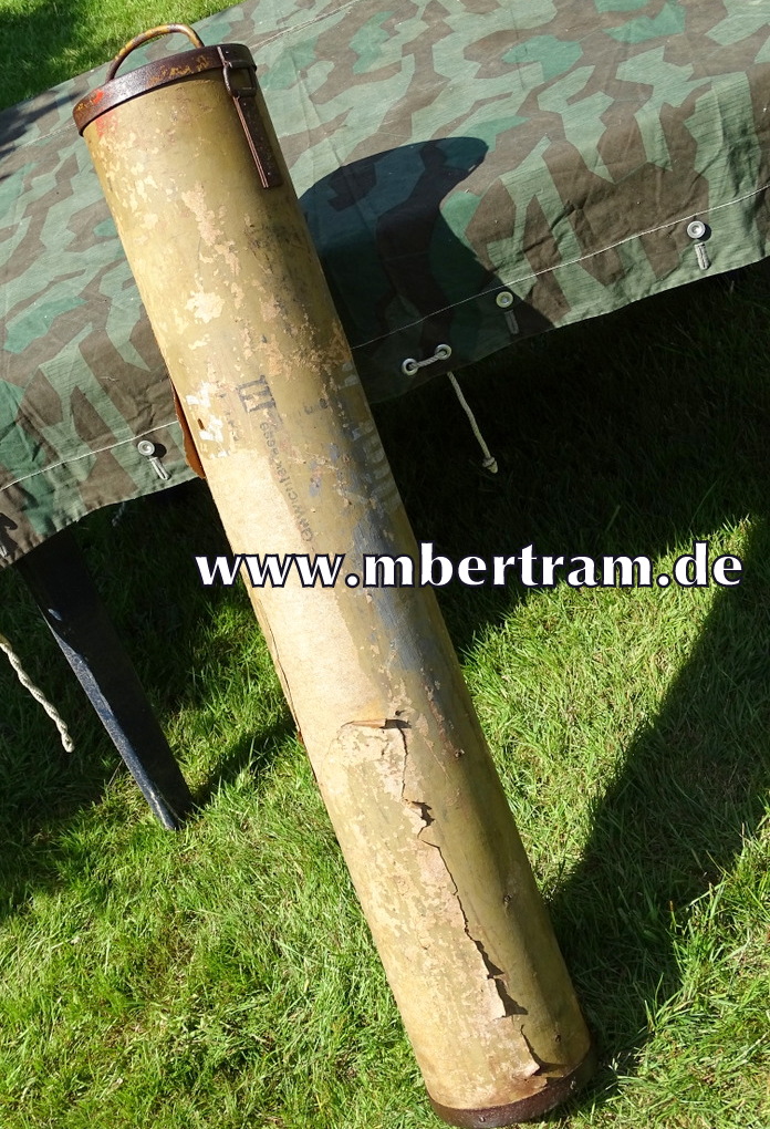 Transport- Pappverpackung 1944, für 15cm Rakete f. Nb.W.