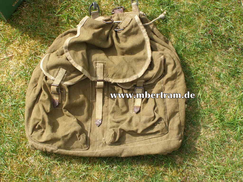 Afrikakorps Rucksack mit Webberiemung um 1941