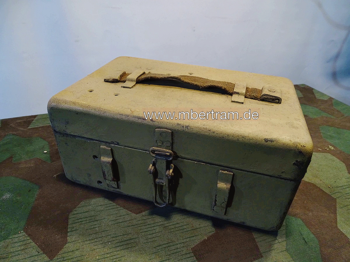 Wehrmacht Blechkiste für RBL. F.  36 Rundblickfernrohr Hst.: "gew"