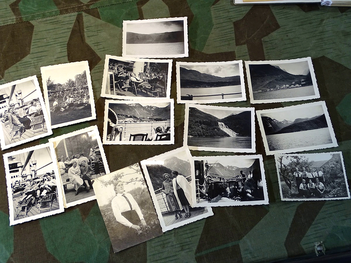 15 Fotos eines BDM Mädchens auf einer KdF Schiffsreise, wohl Skandinavien 03.07.1934 15 Fotos eines BDM Mädchens auf einer KdF Schiffsreise, wohl Skandinavien 03.07.1934