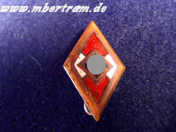 GOLDENES HJ EHRENZEICHEN, RZM M1 / 78, Ges. gesch.