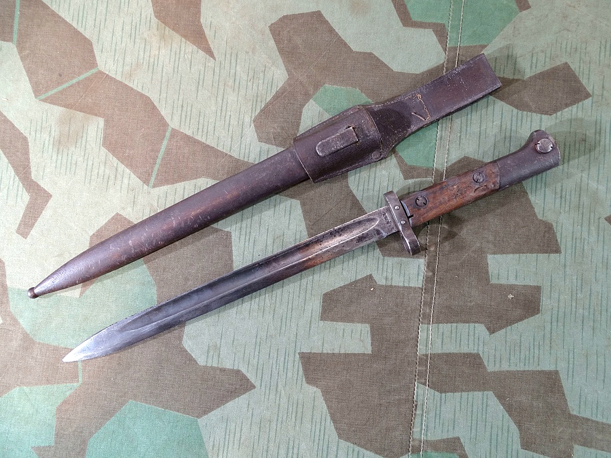 Tschechisches VZ 24 Seitengewehr mit Scheide und Koppelschuh, Abnahme : E Löwe 1926 Tschechisches VZ 24 Seitengewehr mit Scheide und Koppelschuh, Abnahme : E Löwe 1926