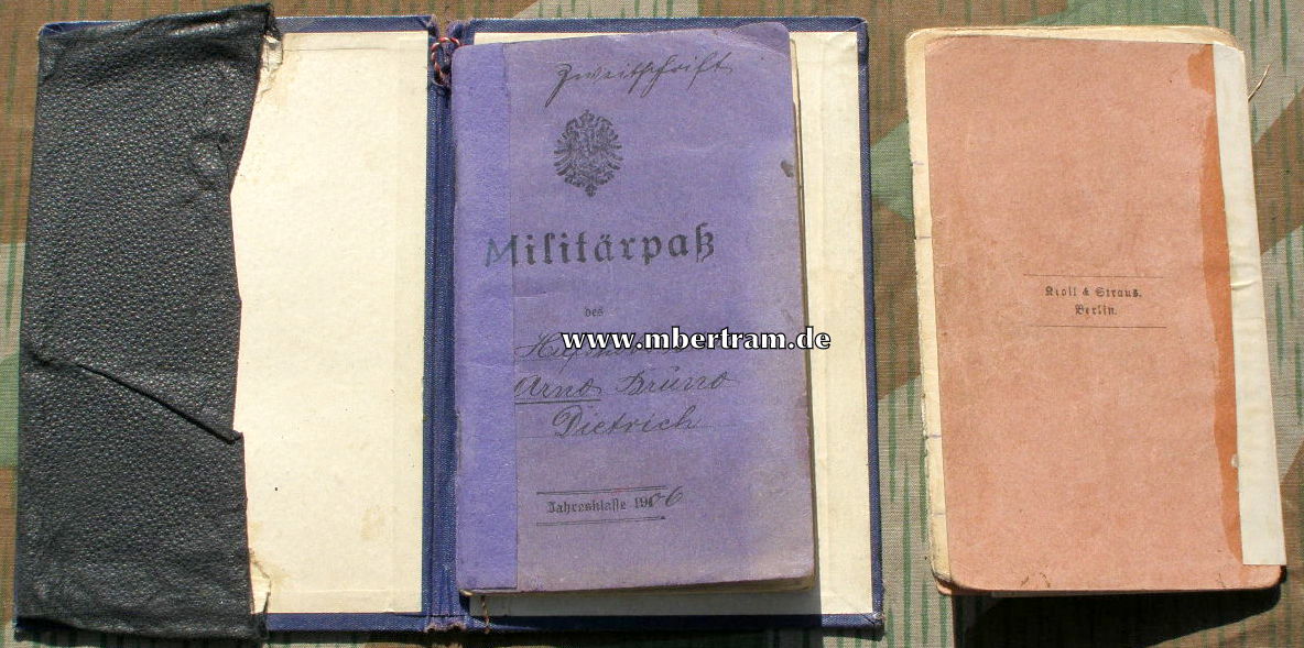 12447-17 Dokumente: Hilfs Hoboist, 6. Würtemb.Inf. Rgt. No. 124