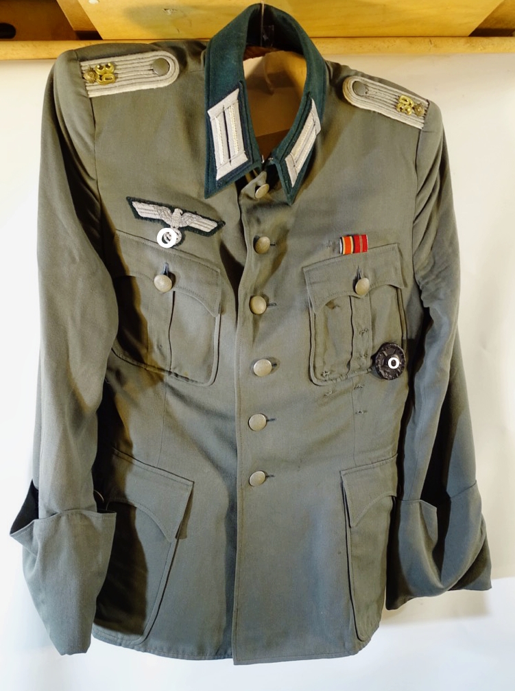 20352-1 Sommer Feldbluse M 36 Oberleutnant Inf. Rgt. 39 Wehrmacht.