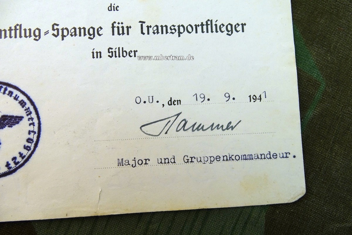 12371-212 Umfangreicher Nachlass Ju 52 Bordschütze, DK Gold, LW Pokal, Legion Condor, Alben....