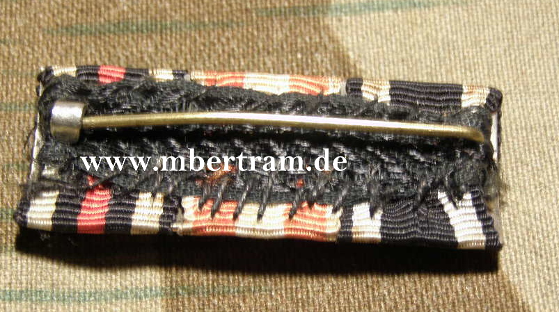 3er Bandspange : Ehrenkr. f. Frontkämpfer, Hanseatenkreuz , EK2 1914