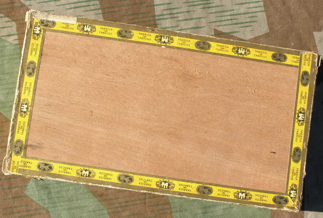 Zigarren Kiste für 25 Stück "Edelklasse" Zigarren, um 1932