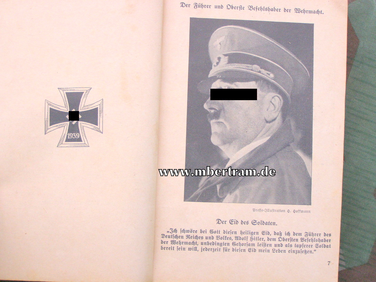 12104-3 Weber: Unterrichtsbuch für Soldaten- E-Ausgabe für mot. Truppen 1939/40,Panzer Ers. Abt. 4, 1. Kp