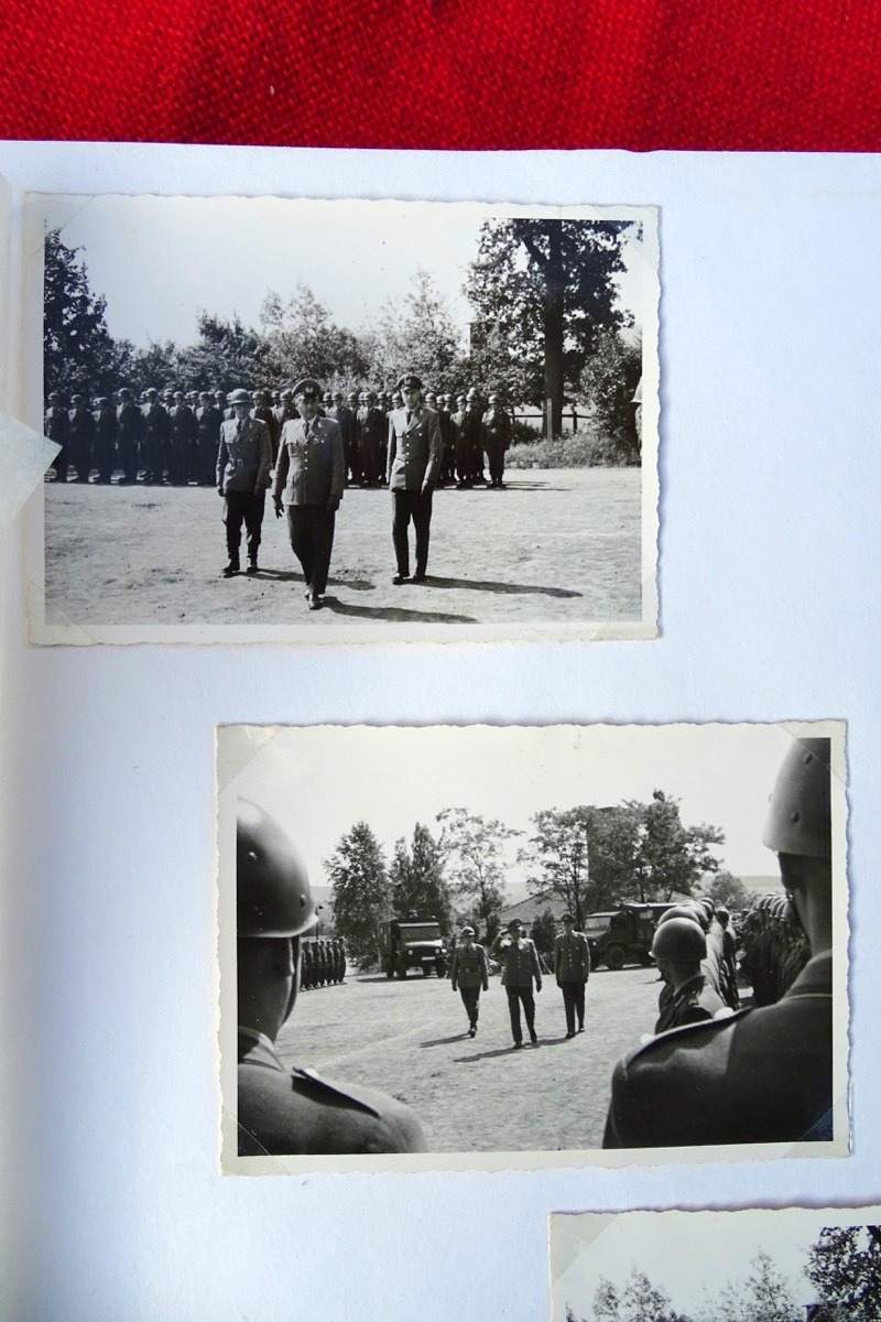Fotoalbum , frühe Bundeswehr, Tarnanzüge, Panzer, Hubschrauber, Noratlas, Borgwart