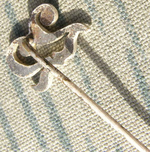 Regimentsnadel, Regiment 22, Buchstabenhöhe ca. 9mm