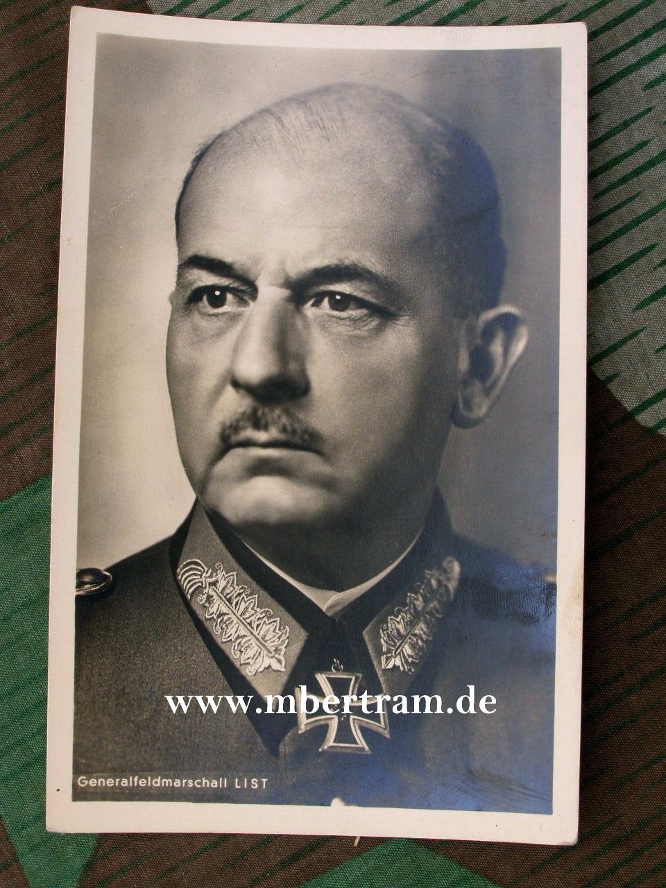 Wehrmacht Ritterkreuzträger: "Generalfeldmarschall List"