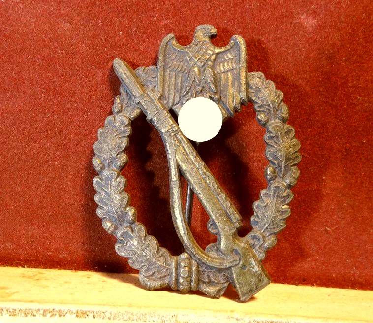 Infanterie Sturmabzeichen bronze. Ohne Markierung, wohl Steinhauer & Lück,