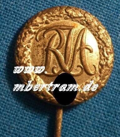 Reichsjugendsportabzeichen für Jungen "RJA" , mit HK
