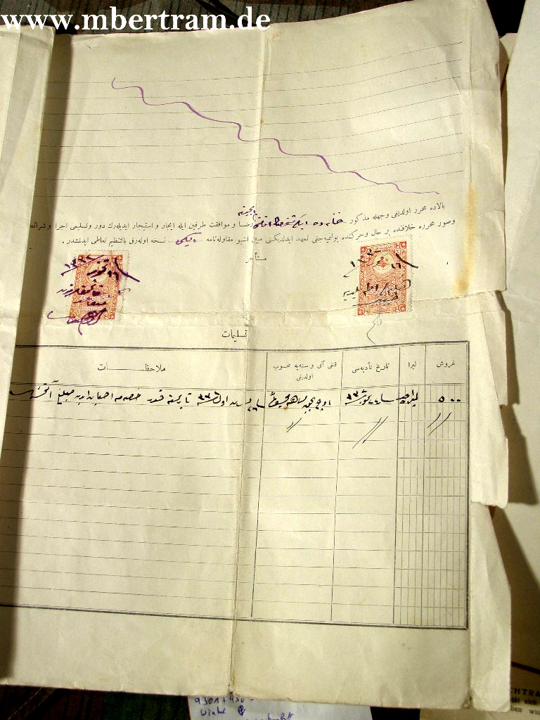 9311-13 2 Urkunden Ritterkr.Franz Joseph Orden, türk. Halbmond