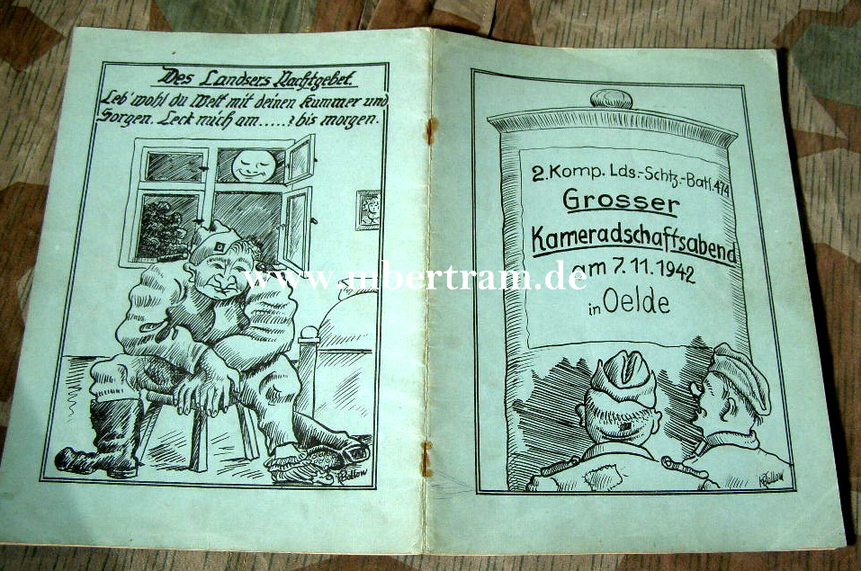 Regimentszeitung 2. Kp.Lds.-Schtz.Btl. 474, 7.11.1942 Oelde