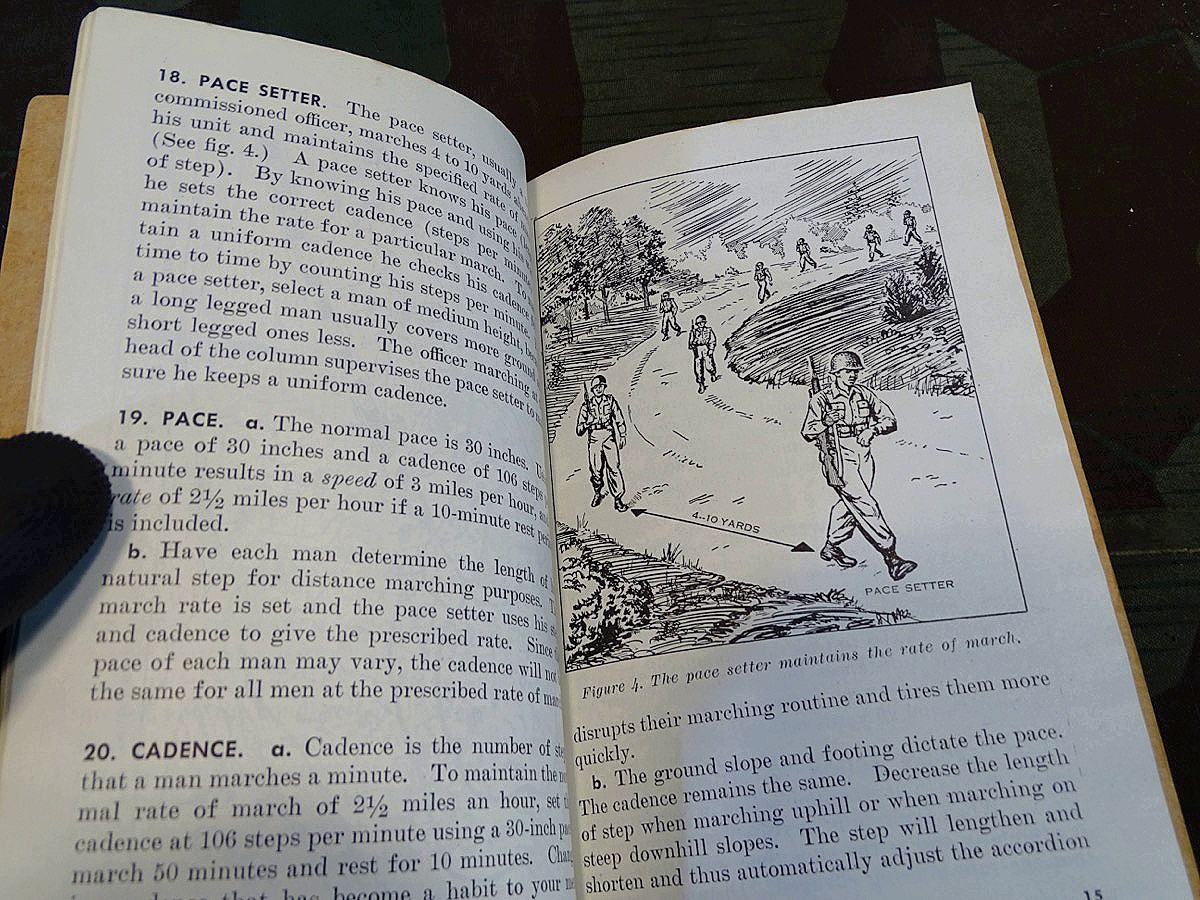 Department of the Army Field Manual FM 21-18, Foot Marches 1950