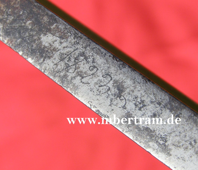 10285-17 Französischer Kavalleriesäbel M 1822, preuss. Beutewaffe