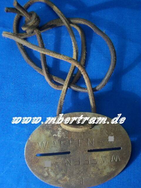 ERKENNUNGSMARKE 2. WAFFEN SS Pz. RGT. 12, Nr. 208