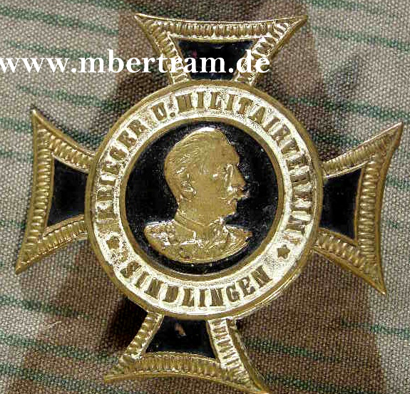 Mitgliedsabzeichen des Krieger u. Militärvereins Sindlingen