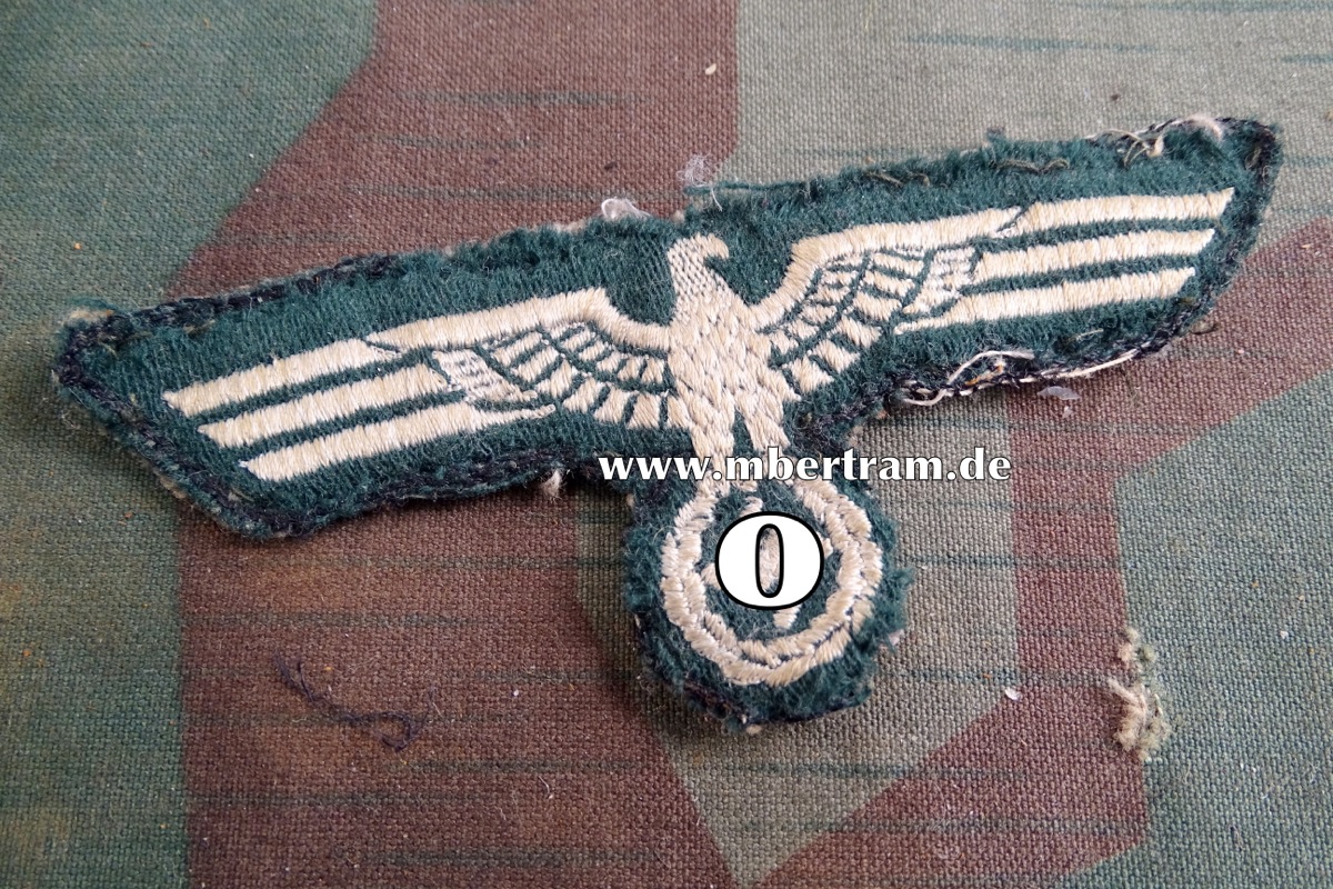 Replik, Wehrmacht Brustadler für die Feldbluse M 36, gestickt