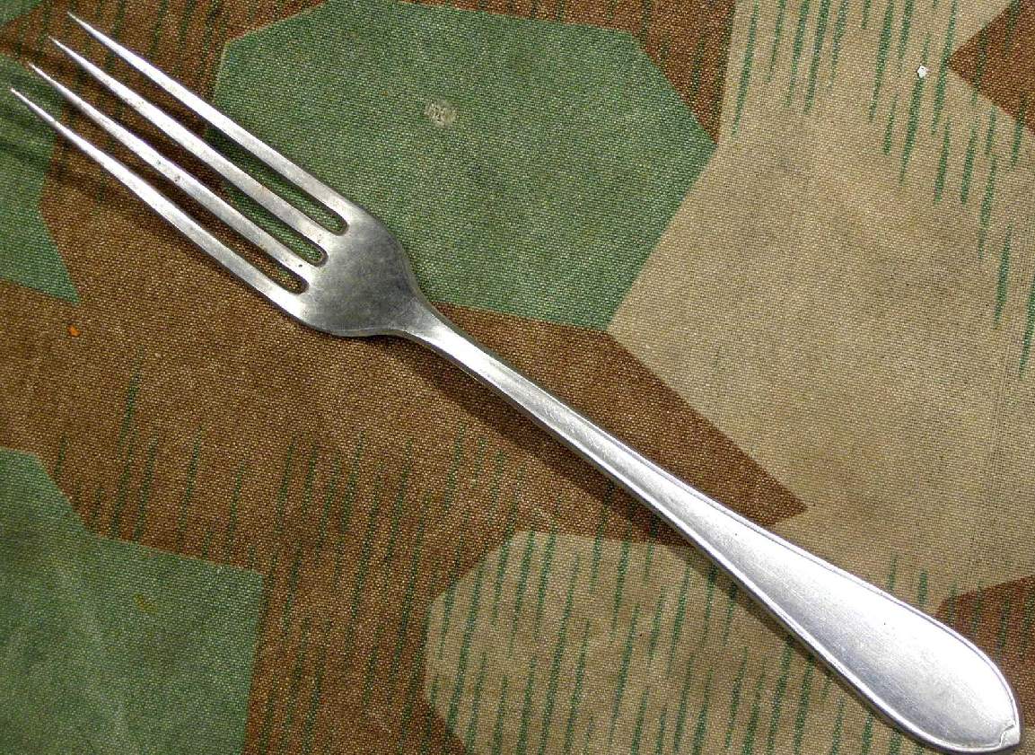 Wehrmacht Gabel, Alu, Wehrmachts Adler Stemplung.