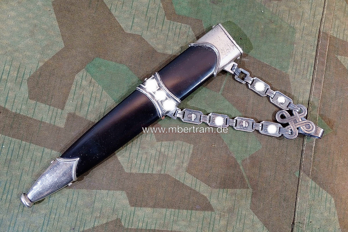 Scheide für SS Dienstdolch M 36 für Führer, sogenannten "Kettendolch"