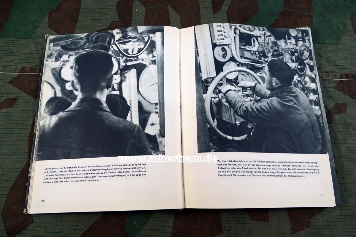 Busch, Harald: U-Boot auf Feindfahrt. Bildberichte. 1. Aufl. 1942