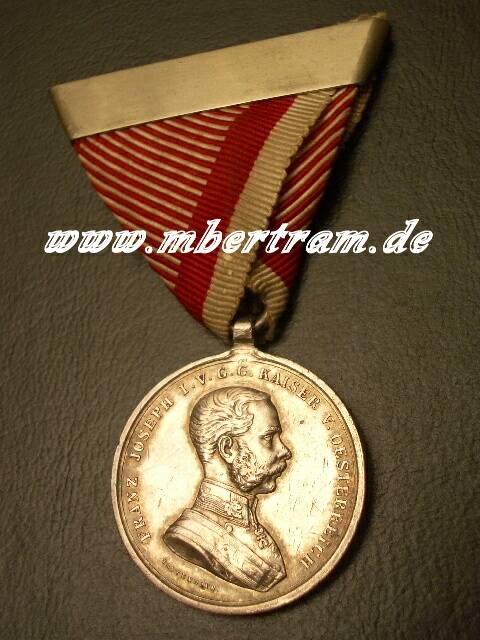 Österreich. Große silberne Tapferkeitsmedaille Franz Joseph