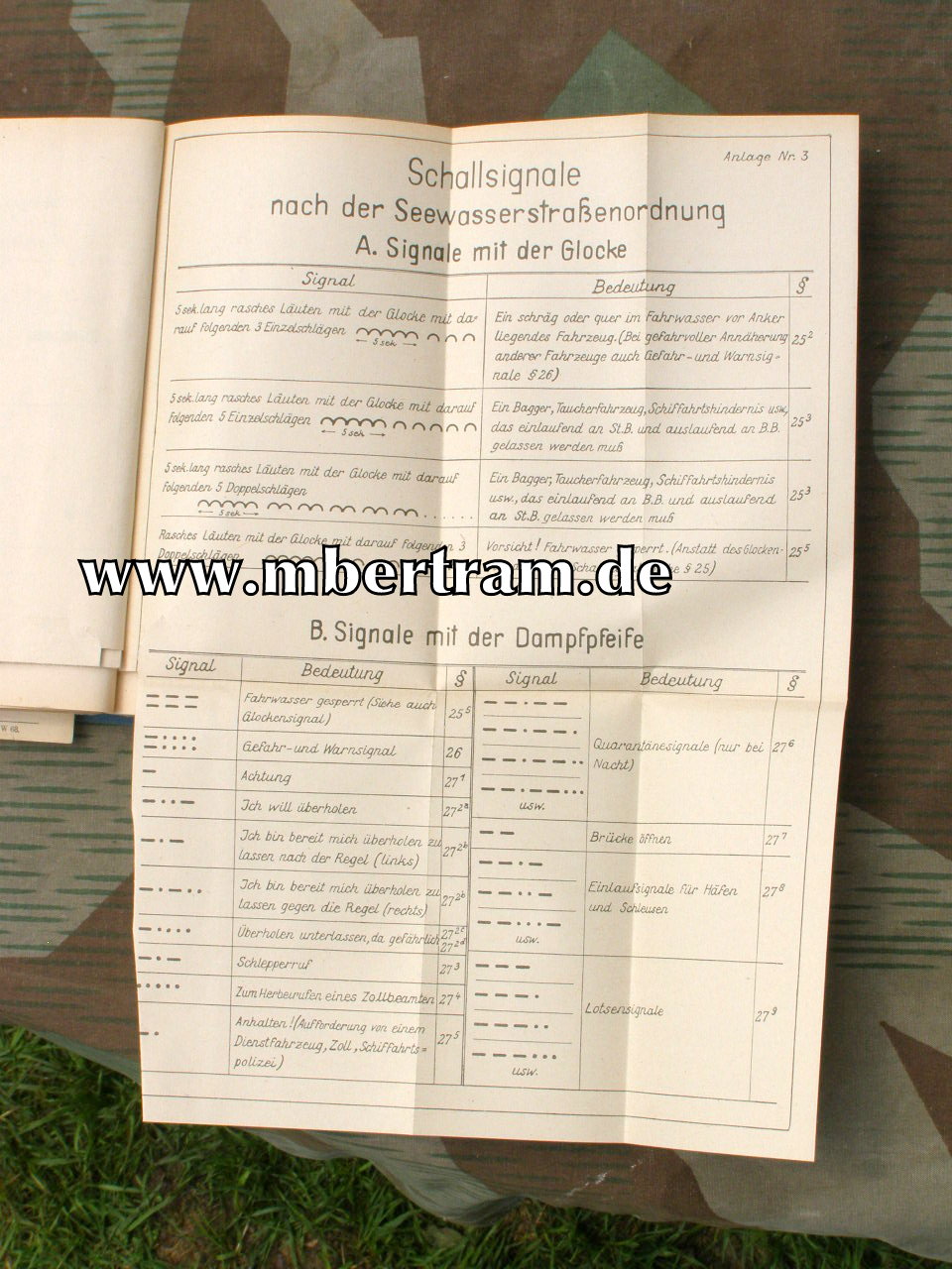 Seewasserstraßenordnung, 1939. DK Gold Träger Nachlass