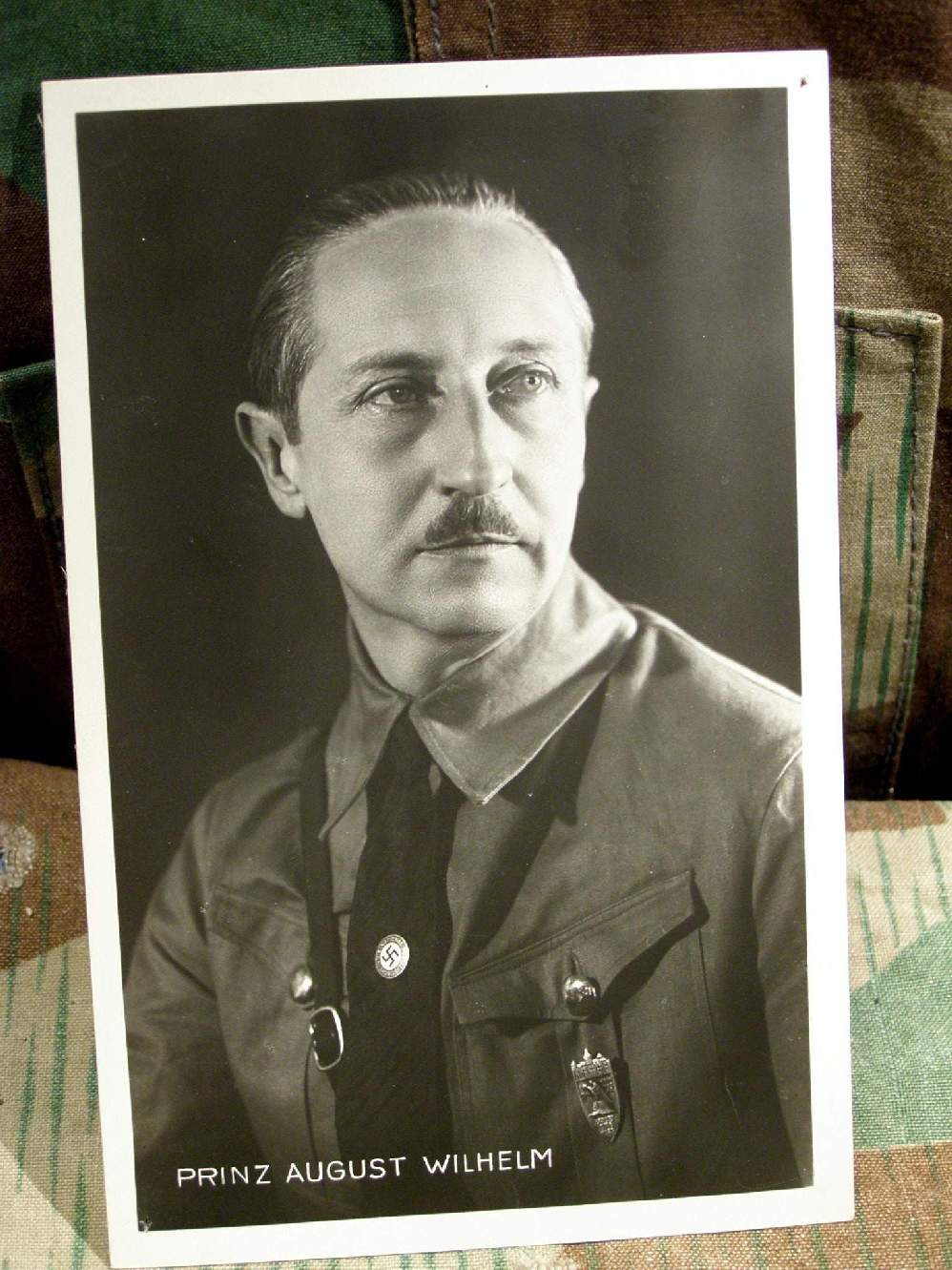 Prinz August Wilhelm, SA Uniform, Parteiabz., Treffabzeichen