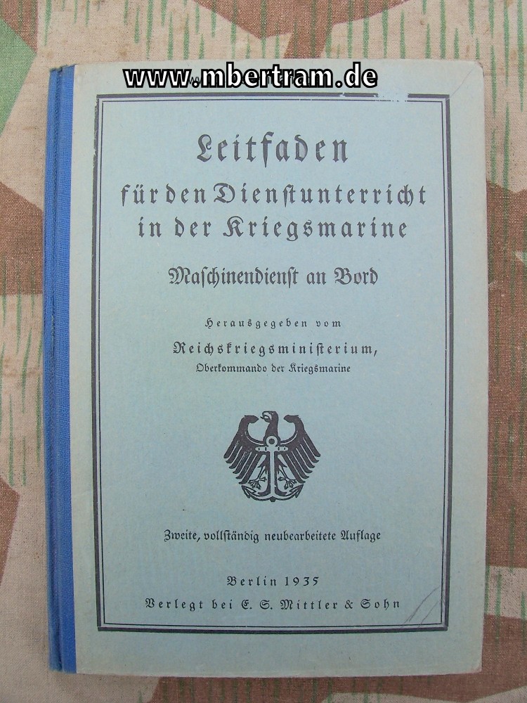 Kriegsmarine Leitfaden für den Dienstunterricht 1935