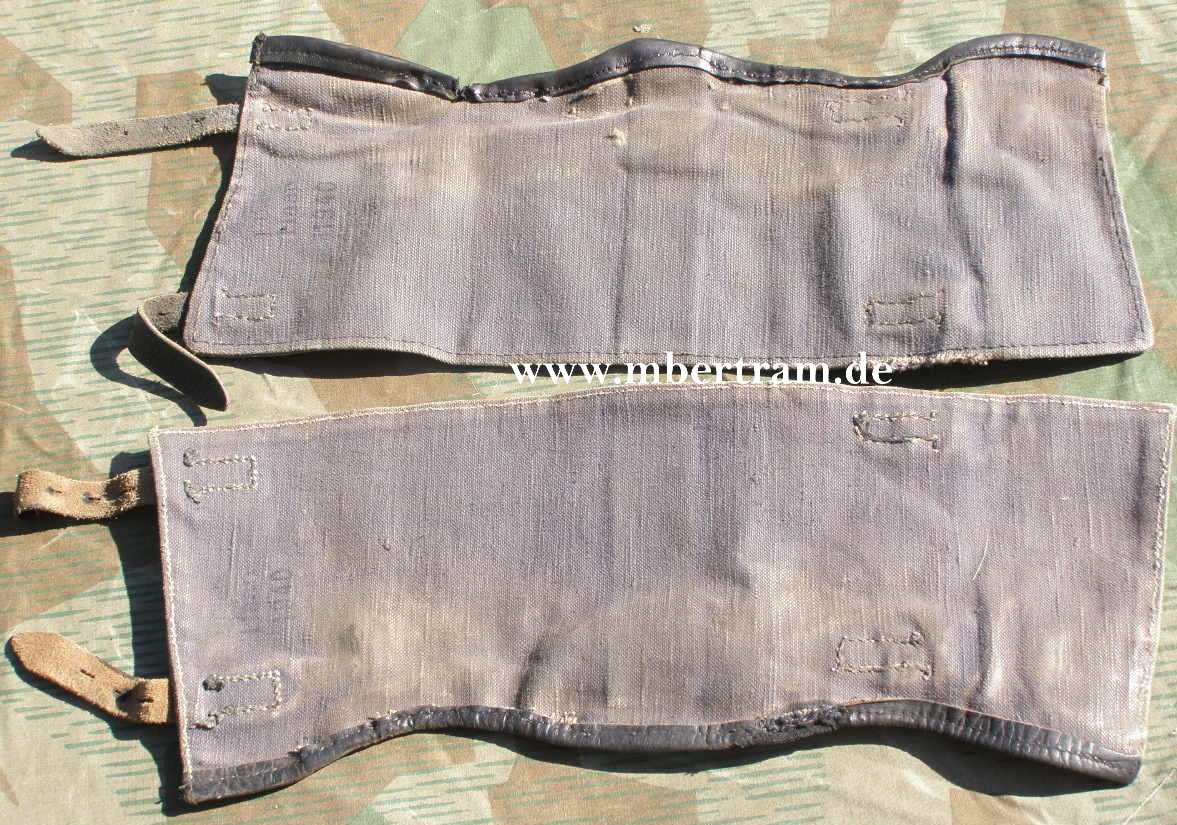 Luftwaffe, blaugraue Segeltuchgamaschen