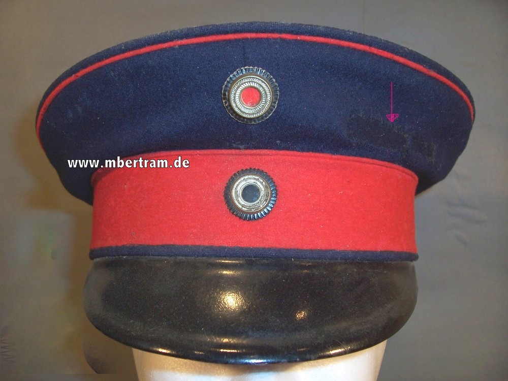 Preussen Infanterie Mannschaftsschirmmütze um 1910