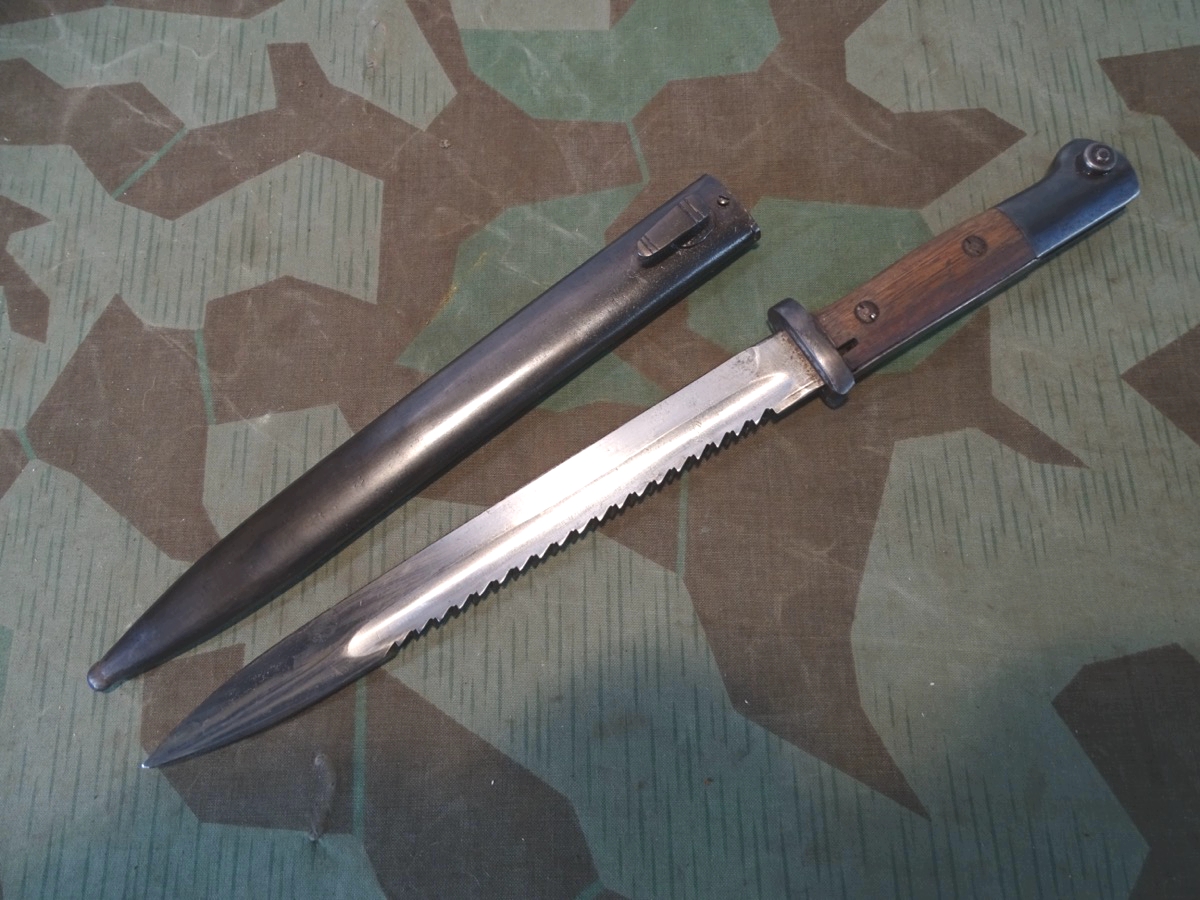 Seitengewehr M 1884/98 1. Weltkrieg mit Sägerücken, G.Hammesfahr Solingen