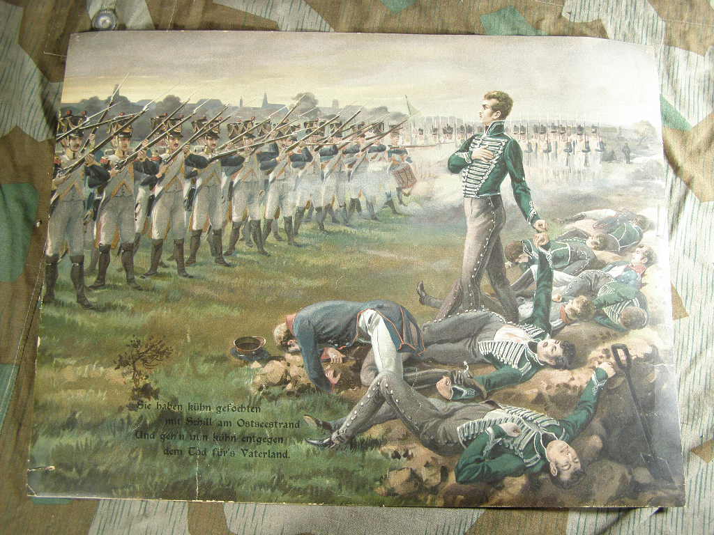 Kunstdruck um 1914, Hinrichtung der Schillschen Offiziere
