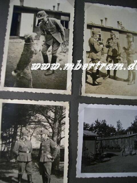 1697-13 RAD/ Luftwaffe Dienstzeitalbum. 128 Bilder.