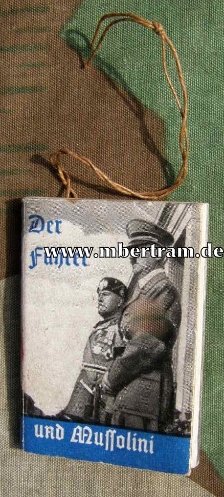 WHW Heftchen: "Der Führer und Mussolini"