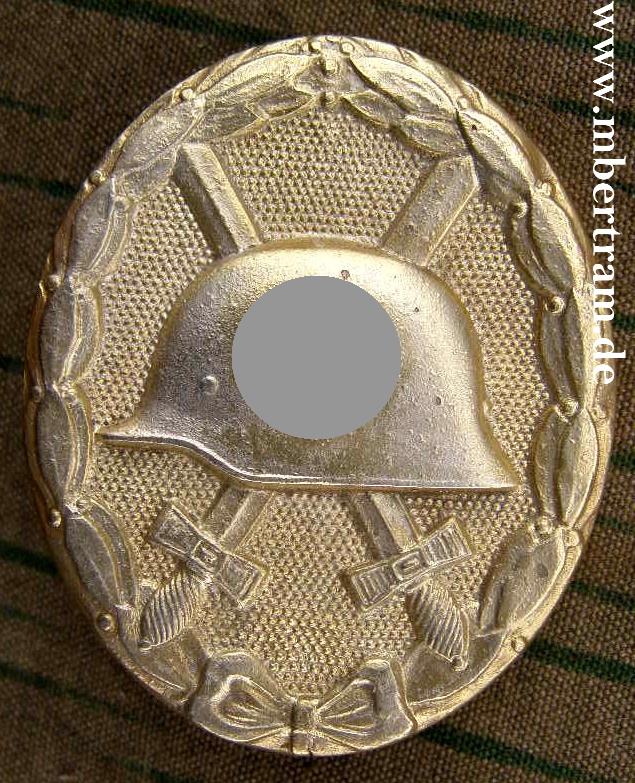Verwundeten Abzeichen in Gold, Feinzink, Wächtler &amp; Lange