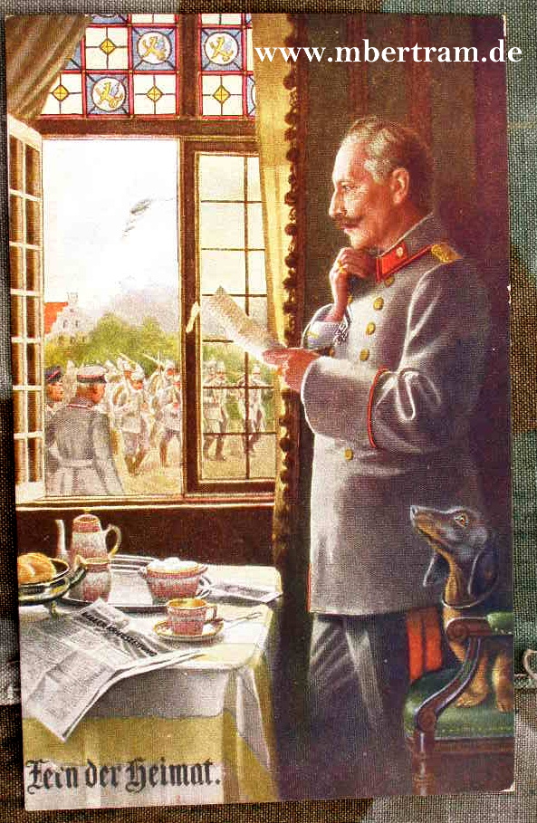 "Kaiser Wilhelm im Felde- fern der Heimat", ungelaufen