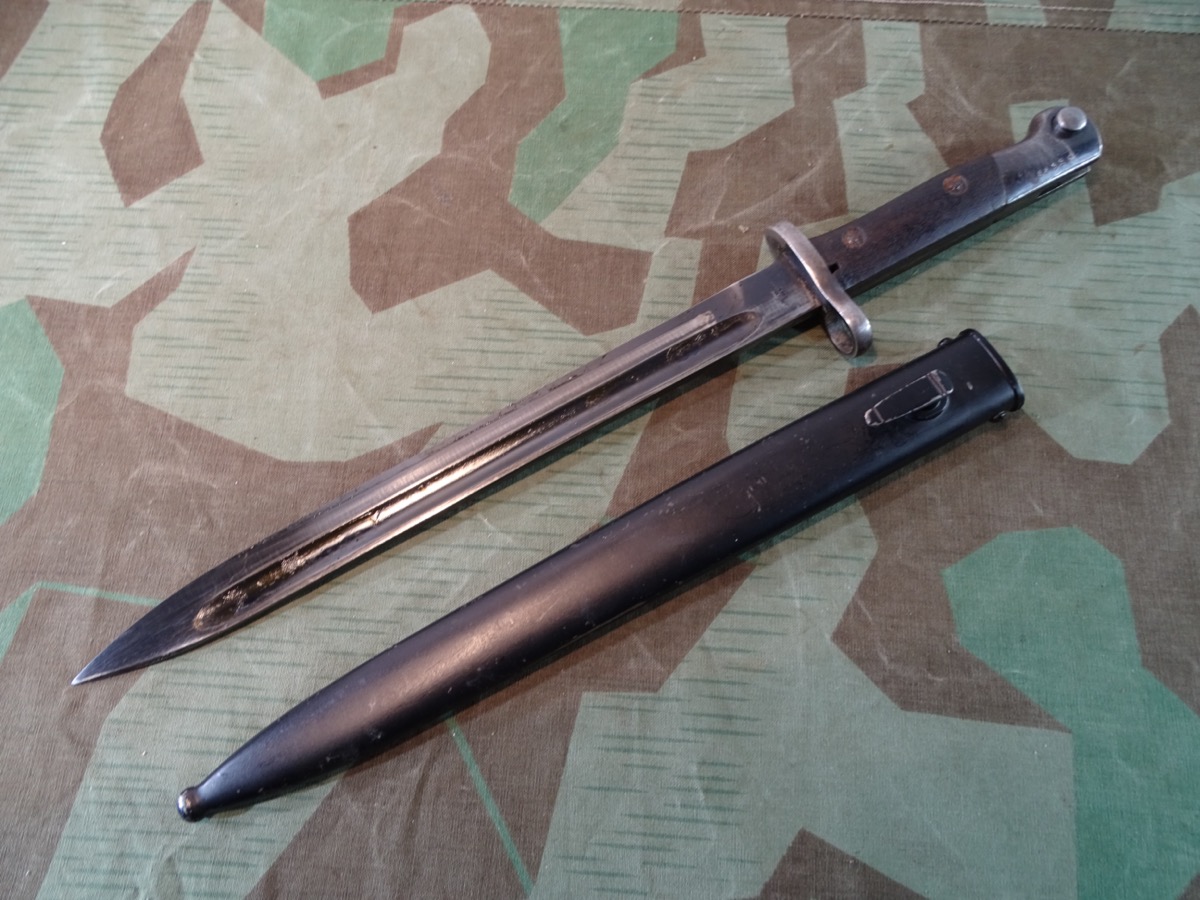 Portugal Mauser Bajonett Modell 1904. Hersteller " Simson & Co Suhl"  
