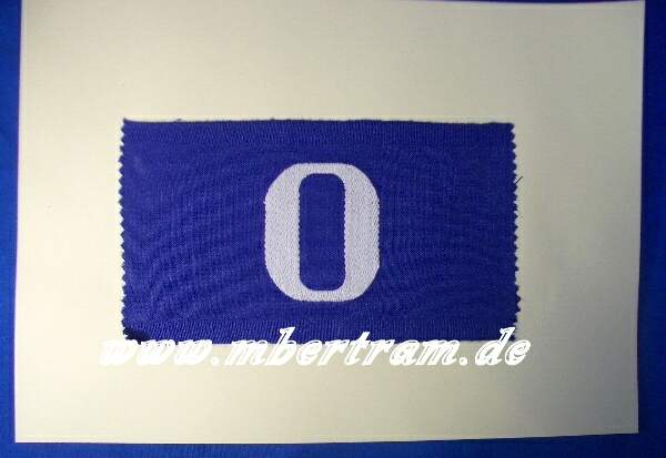 RLB Armbindenmuster "O" Ordnungsdienst. Bevo Muster