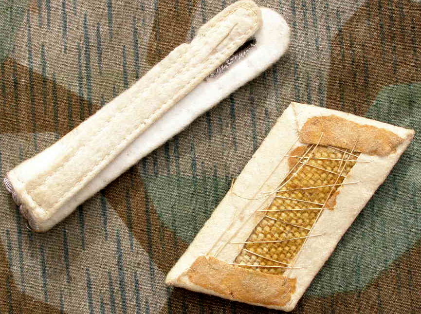 Schulterklappe und Kragenspiegel Fähnrich Infanterie