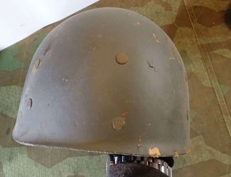 US Stahlhelm Modell 2. Weltkrieg, Randnaht vorne, MEDIUM