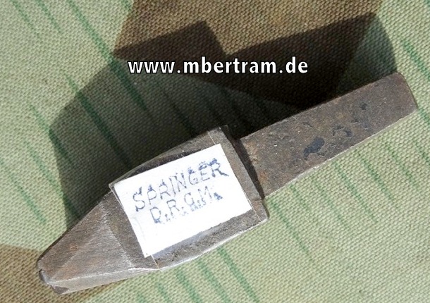 Metal Prägestempel Springer Werk DRGM Carl Wüsthof Solingen