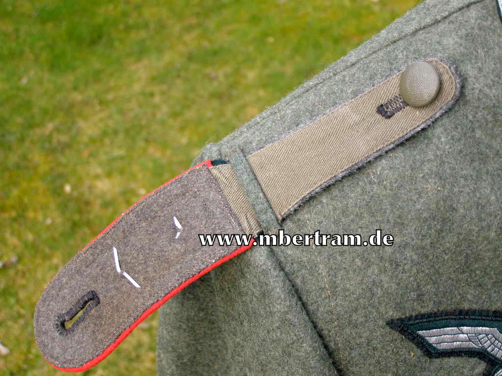 13461-8 WH Feldbluse M36, 1941, Kammerstück, Oberfeldwebel Artillerie Schirrmeister, Traumzustand