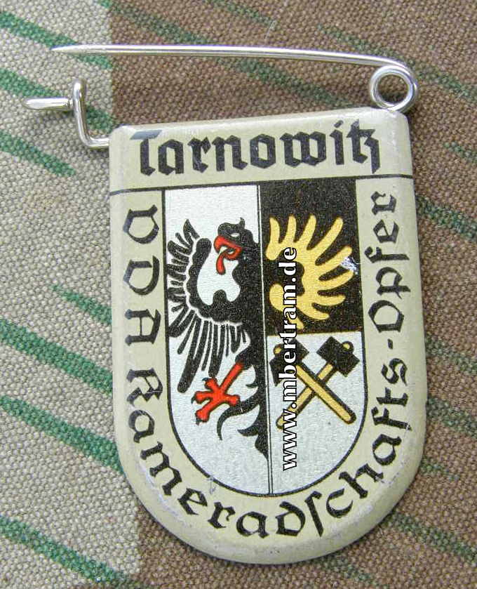 WHW, Reichsstrassensammlung Mai 1938 "Tarnowitz", Blech