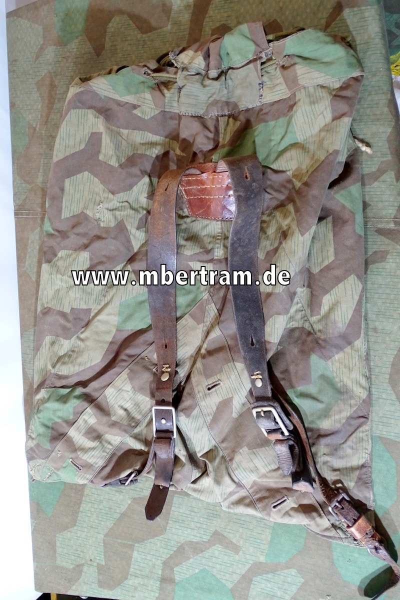 Wehrmachts Tarnrucksack mit Beuteriemen
