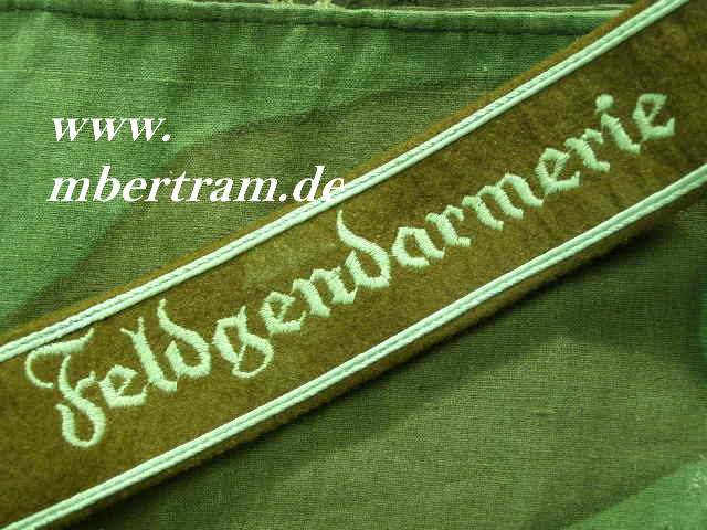 Replik: Ärmelband der Militärpolizei " Feldgendarmerie"
