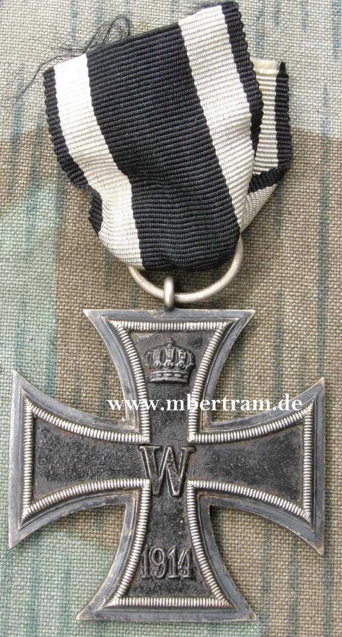 Eisernes Kreuz 2. Klasse 1914-1918 mit Band, Zustand 2-