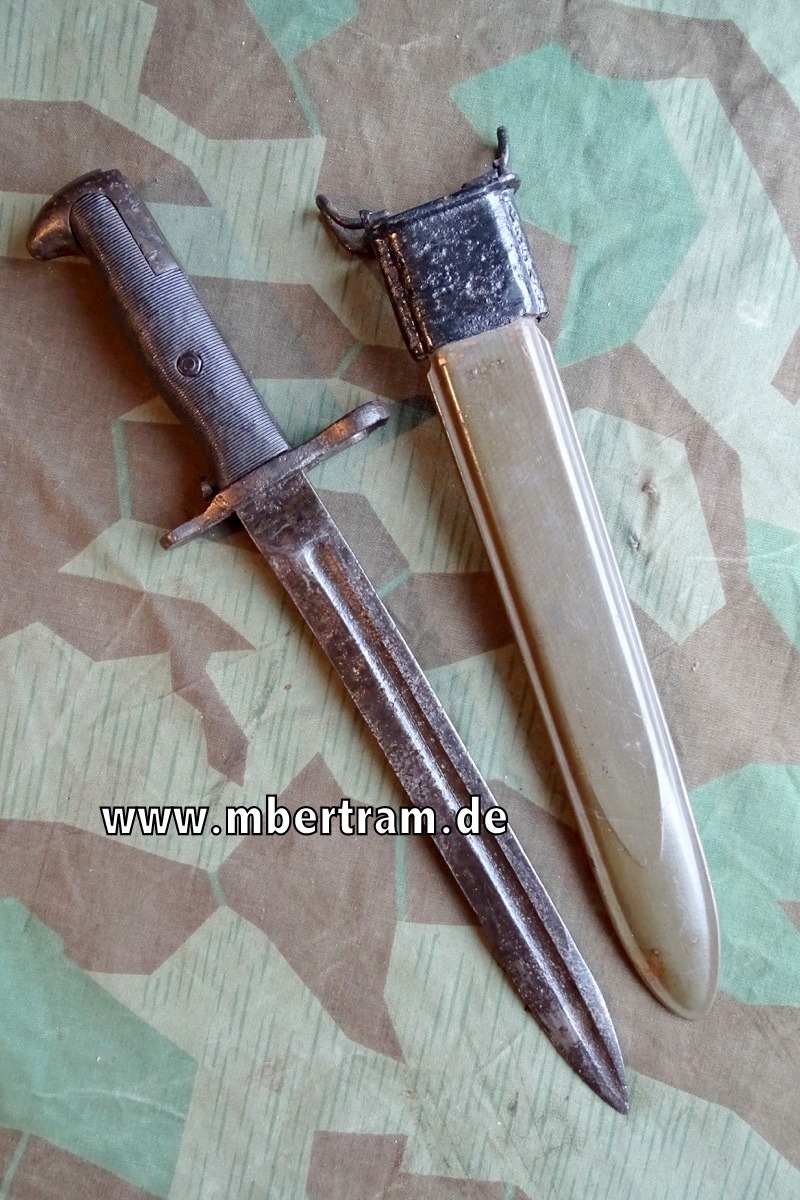 US Army Bajonett M1 für Garand Karabiner, original 2.WK, 1943